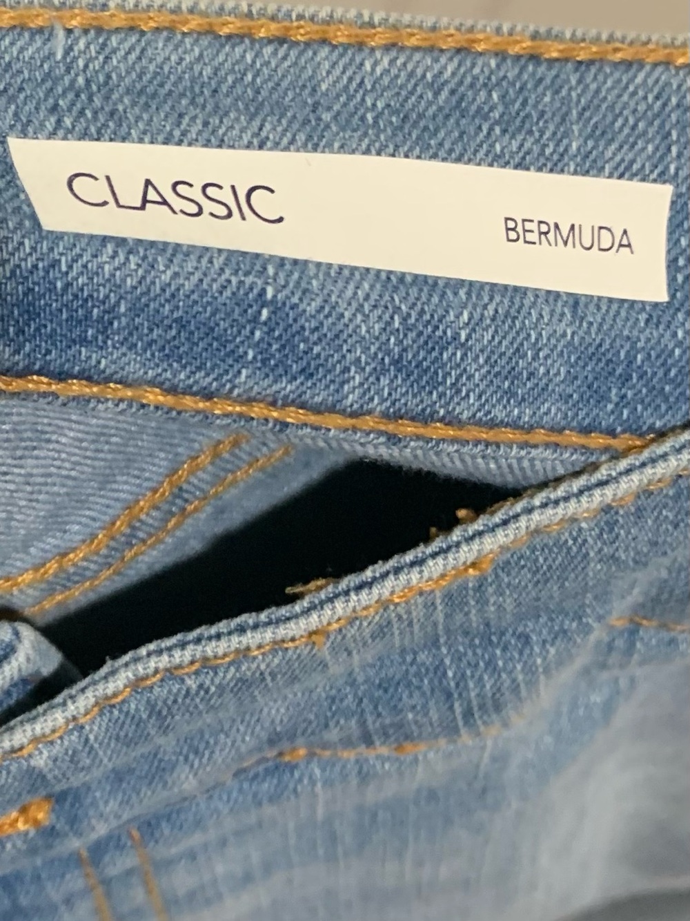 Code Bleu Luxe Lift Daisy Front Embroidered Denim Classic Bermuda Shorts SZ 22W - Picture 5 of 9